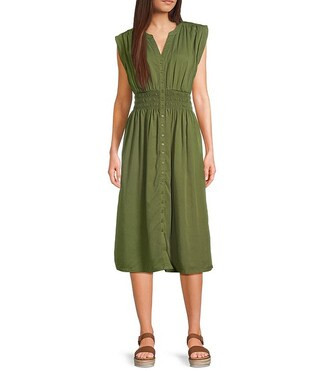 Levi's® Bettina Sleeveless Button Front Dress | Dillard's | Dillard's