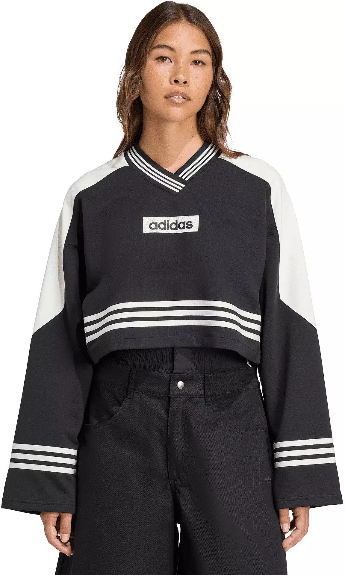 adidas Originals Women's Blocking Sport Crewneck Sweatshirt | DICK'S Sporting Goods