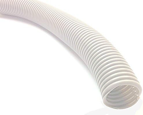 Electriduct 1.5" Polypropylene Non-Slit Wire Loom Corrugated Flexible Conduit - 10 Feet - White | Amazon (US)