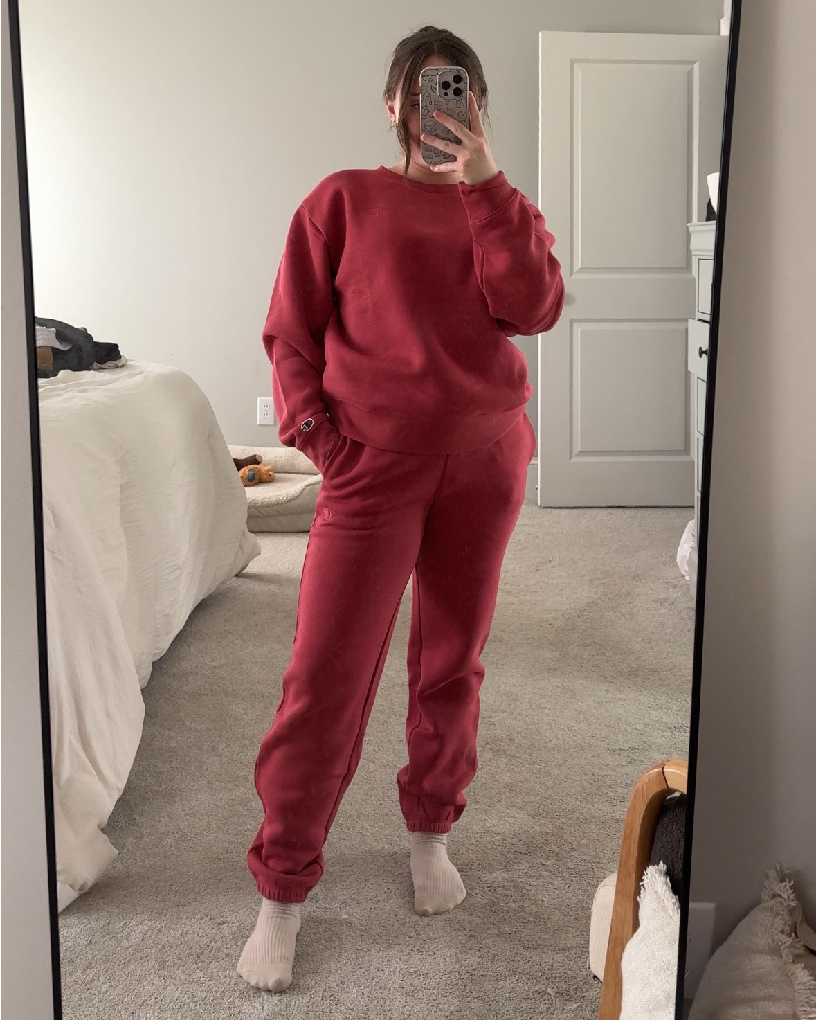 the BEST find today!!! $40 sweater from Sam’s. i’m wearing a size M in the sweatshirt and an XS in the pants. and i’m 5’2” 130 lbs  

#LTKFindsUnder50 #LTKGiftGuide #LTKHoliday