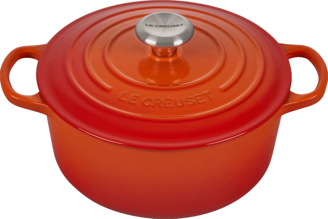 Le Creuset Signature Round Dutch Oven · 4.5 QT · Flame | Curated