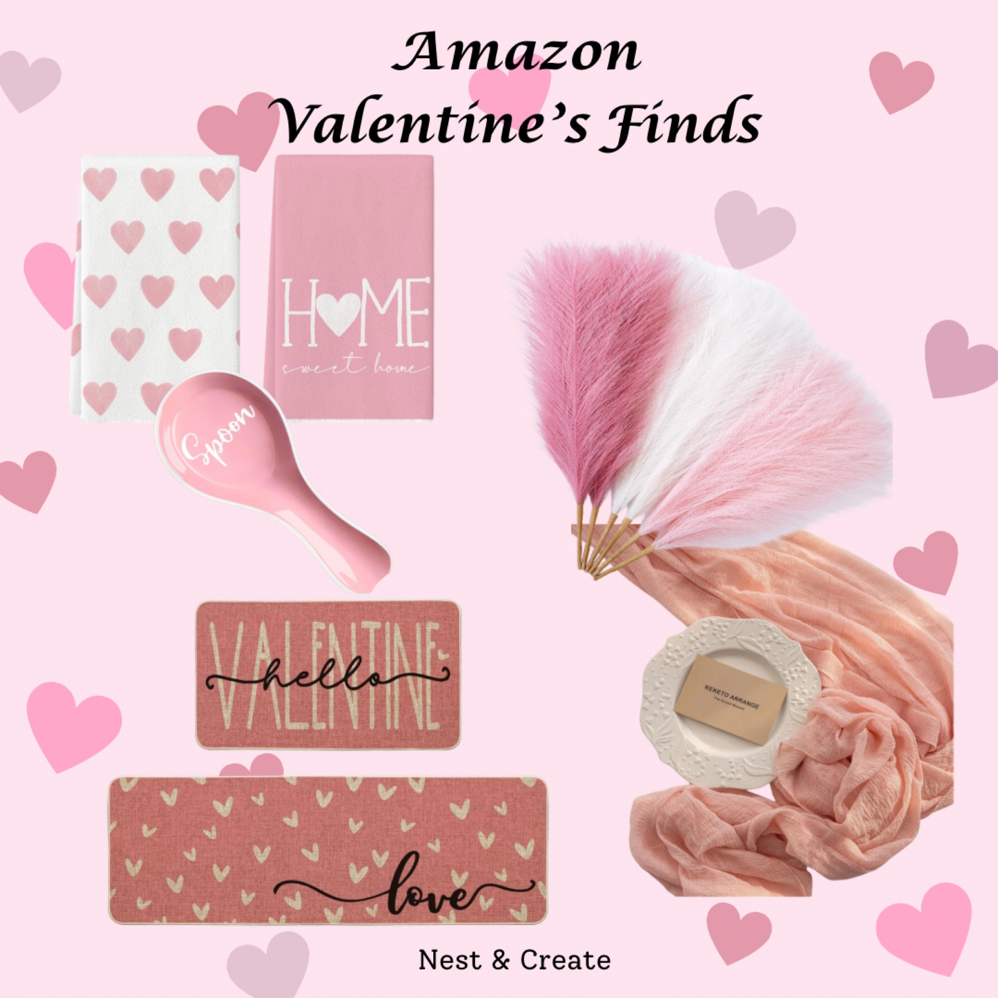 Sprinkle some love around your home this Valentine’s season with these adorable Amazon finds! From cozy touches to festive vibes, these picks are perfect for creating a sweet atmosphere. 💕✨ Shop the look now! #ValentinesDayDecor #AmazonHomeFinds #LTKSeasonalDecor

#LTKSeasonal #LTKStyleTip #LTKHome