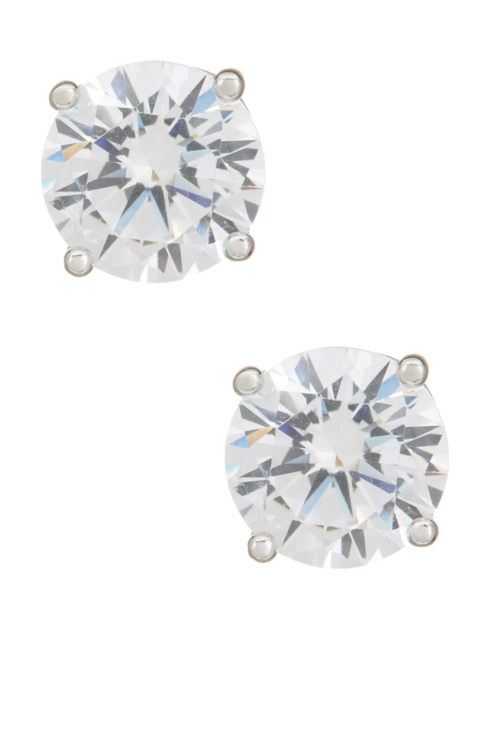 Sterling Silver Round Cut CZ Studs - 2.00 ctw | Nordstrom Rack