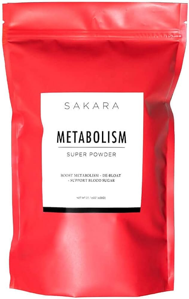SAKARA Metabolism Powder (30 Servings) | Reduces Bloating, Helps Sugar Craving, Boosts Energy w/C... | Amazon (US)