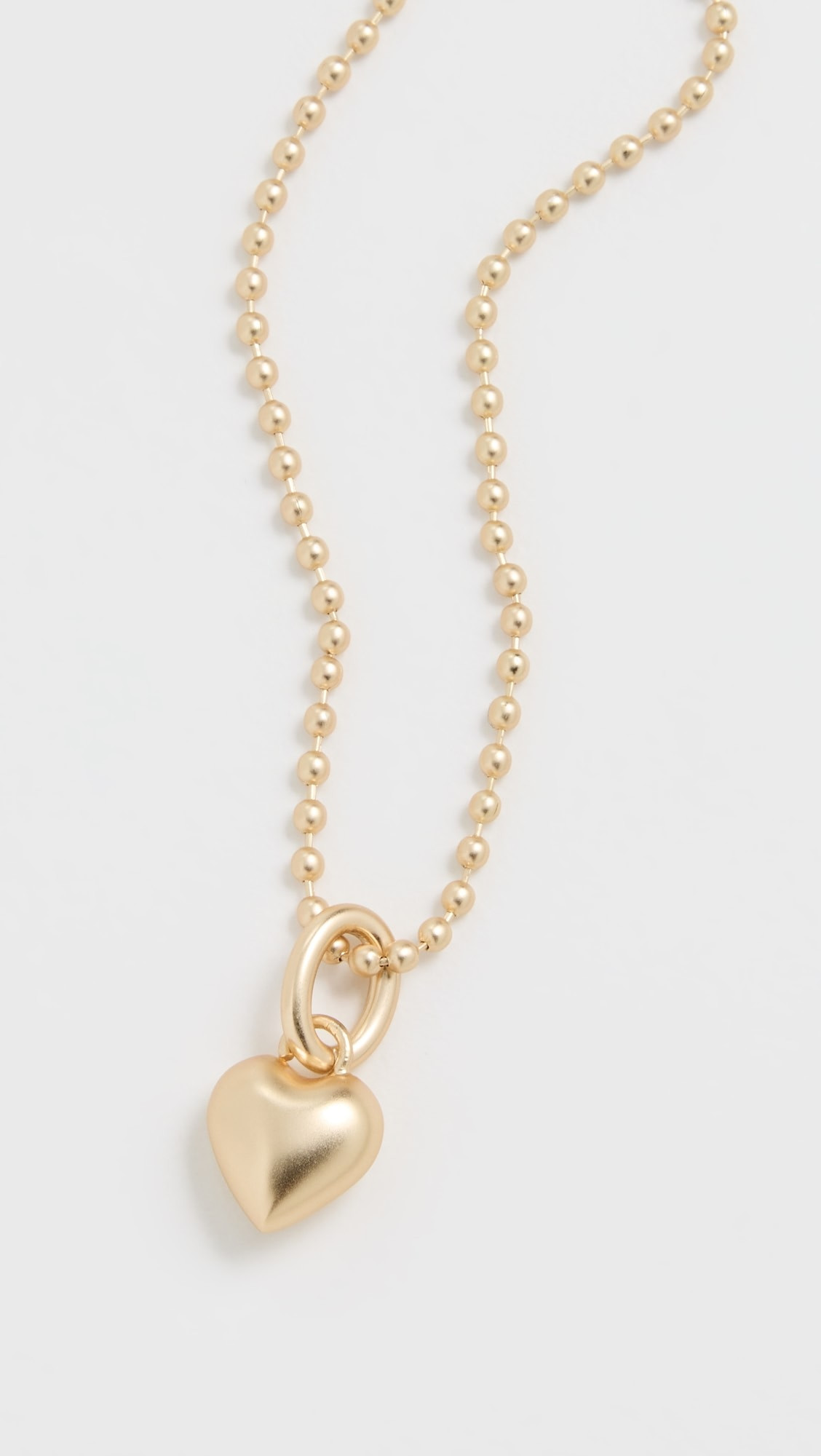 The Itsy Bitsy Puffy Heart Necklace | Shopbop