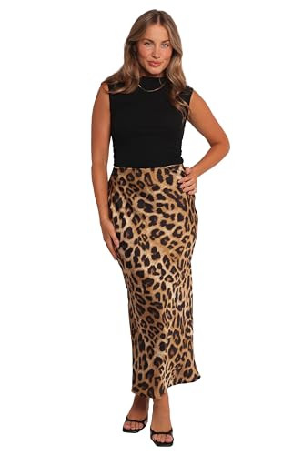 Petal & Pup Kaia Midi Skirt - Leopard M | Amazon (US)