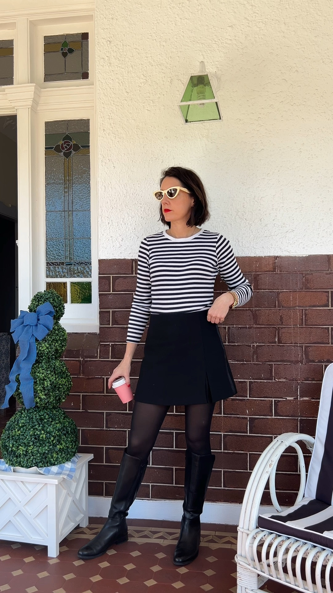 Making an effort to not wear workout gear every day! These #sandler boots make it much easier and chicer though. 

Also… LOVE a skort. 

#LTKstyletip #LTKaustralia #LTKwinter