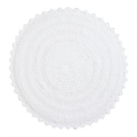Redondo Round Cotton Bath Mat | World Market
