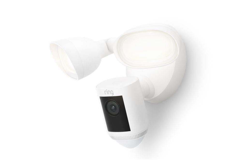 Ring Floodlight Cam Wired Pro with Bird’s Eye View and 3D Motion Detection (2021 release), White | Amazon (US)