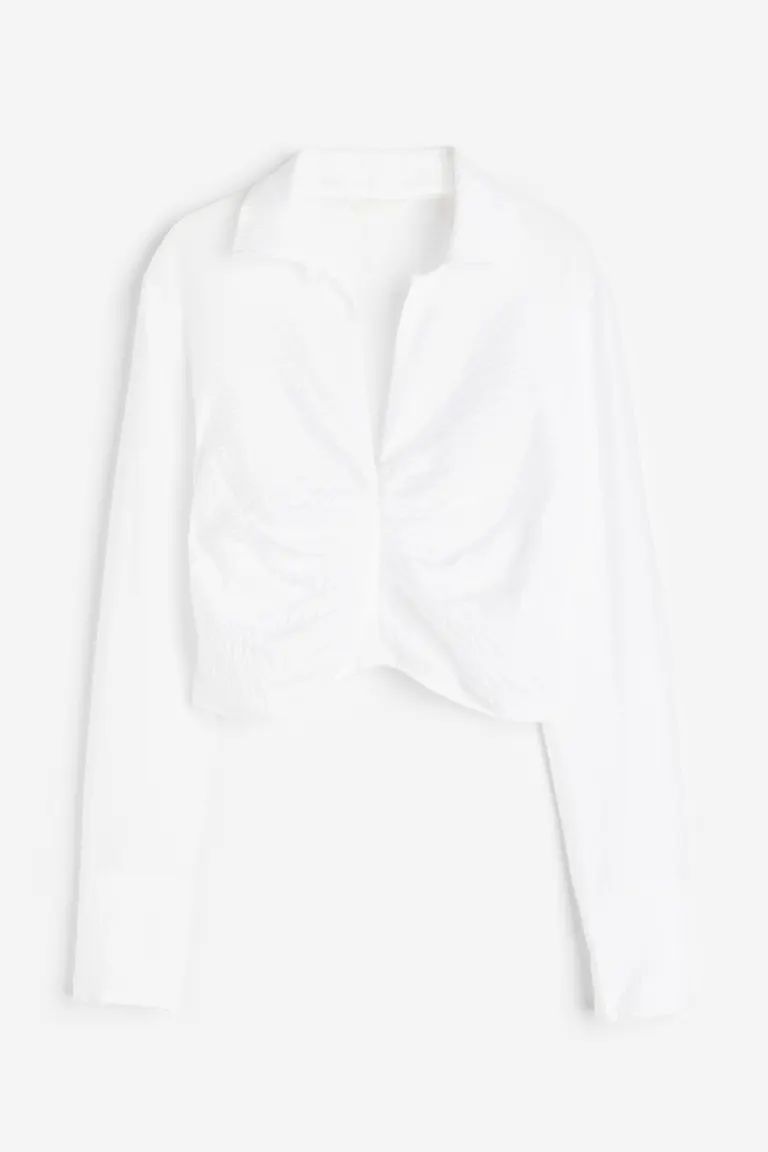 Blouse with Collar | H&M (US + CA)