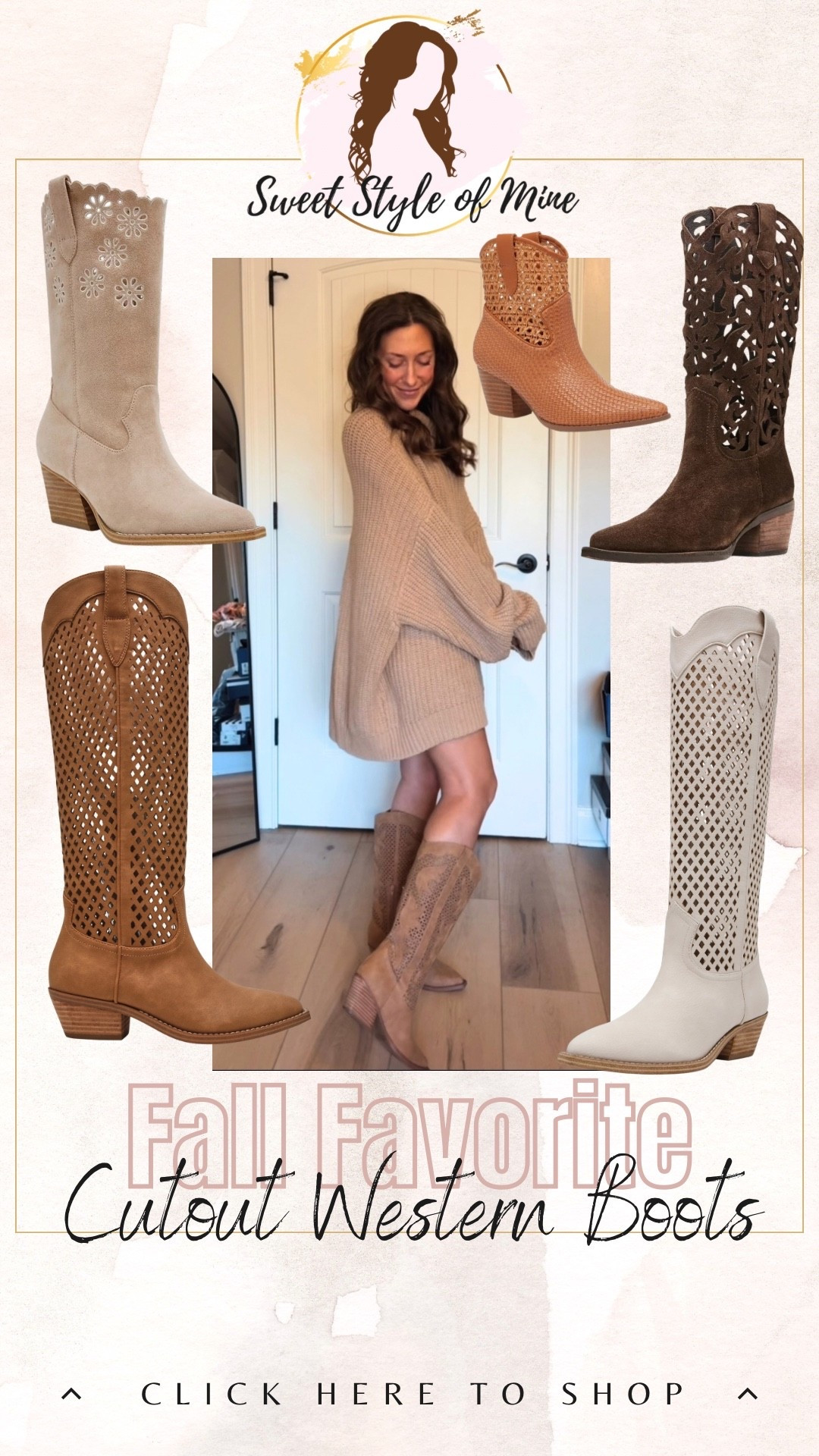 My favorite fall trend!!  I love these cutout style western boots ❤️ Not only do I love the look, but it makes them way more breathable 🤌

#LTKootd #LTKSeasonal #LTKSaleAlert