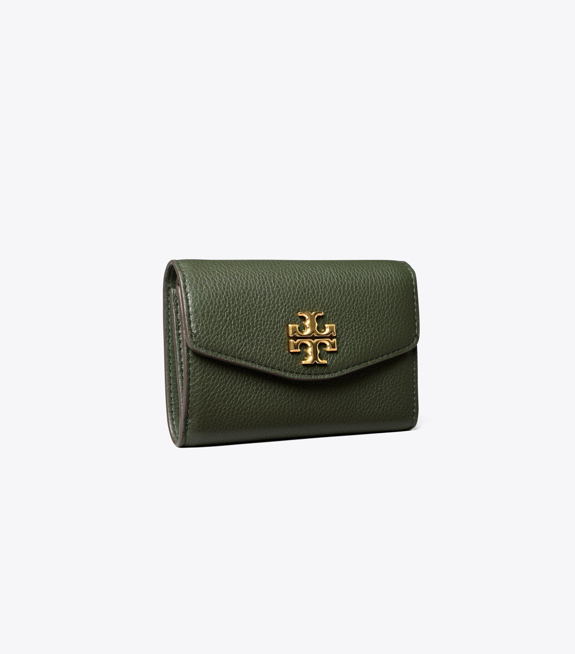 Kira Pebbled Medium Flap Wallet | Tory Burch (US)