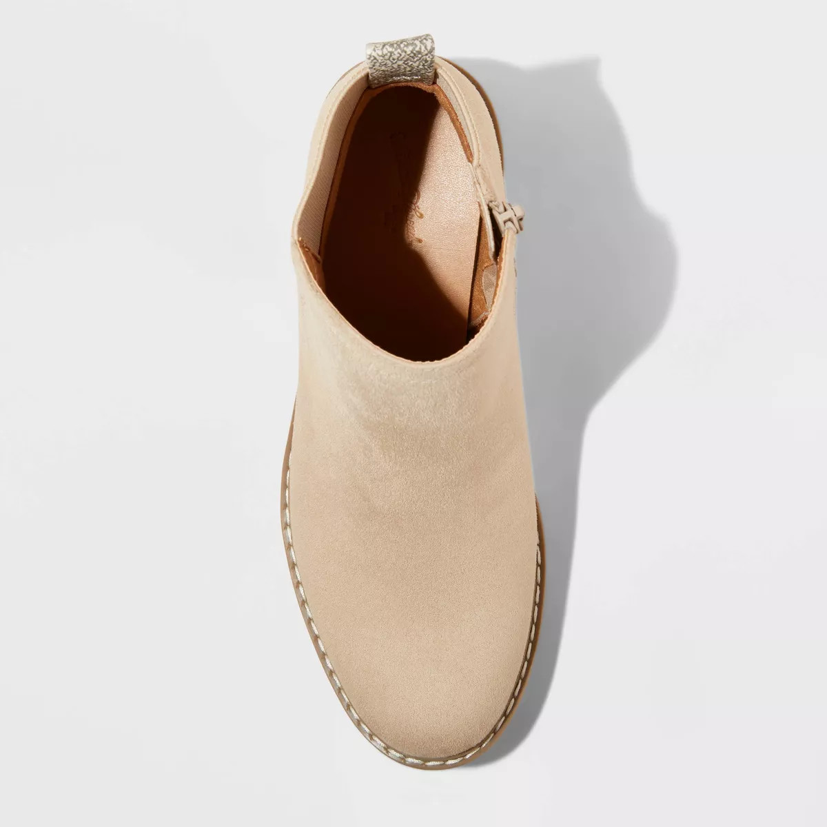 Women's Taci Ankle Boots with Memory Foam Insole - Universal Thread™ Light Taupe 7 | Target