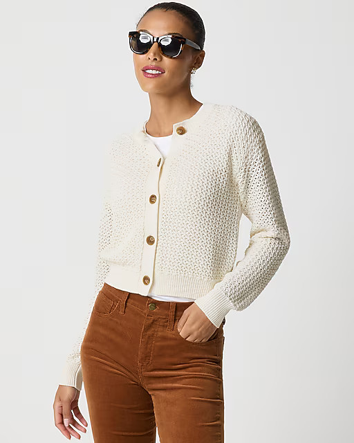 Cotton Teddie sweater | J.Crew Factory
