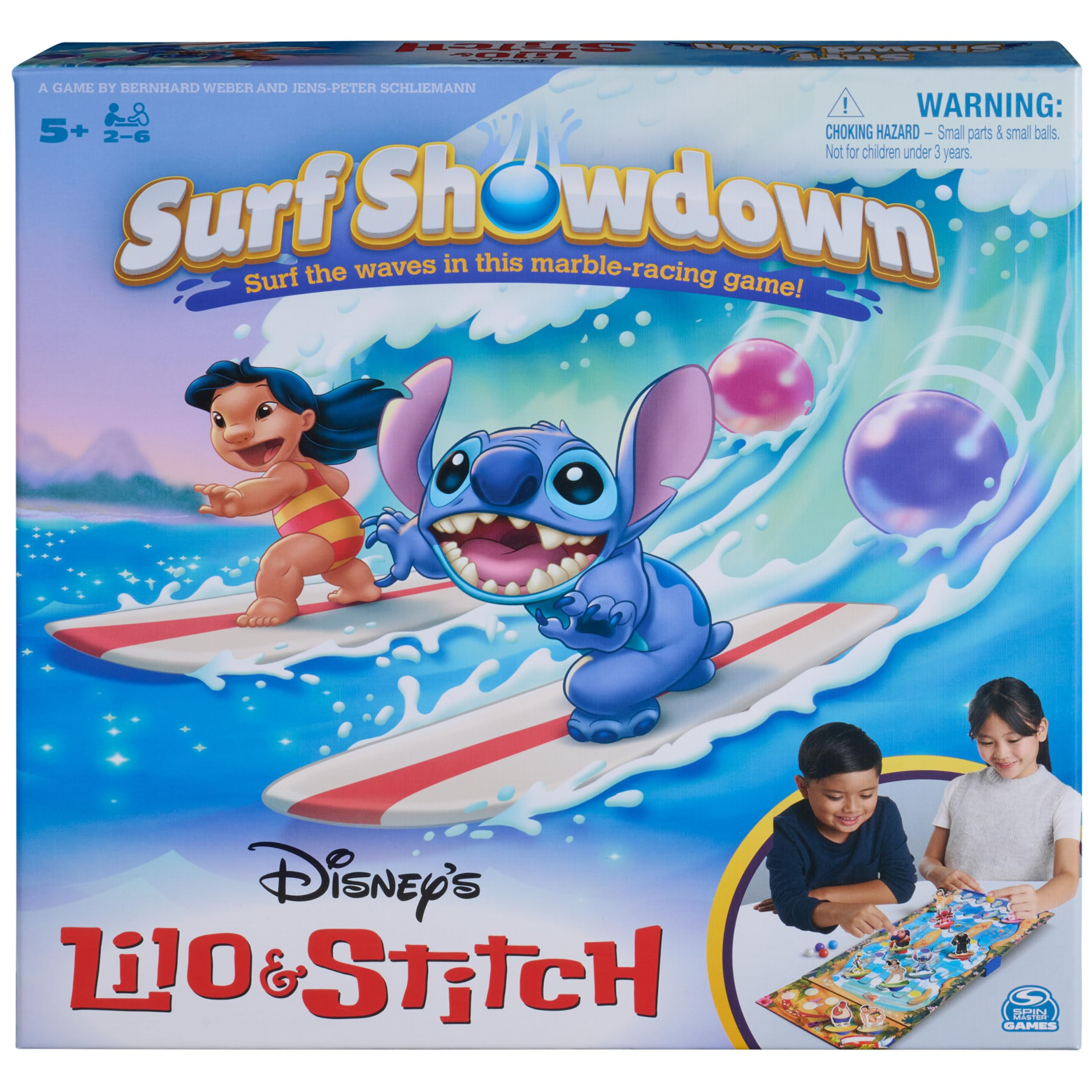 Spin Master Games, Disney’s Lilo & Stitch Surf Showdown, Marble Game, Stitch Girl Gifts, Easy A... | Amazon (US)