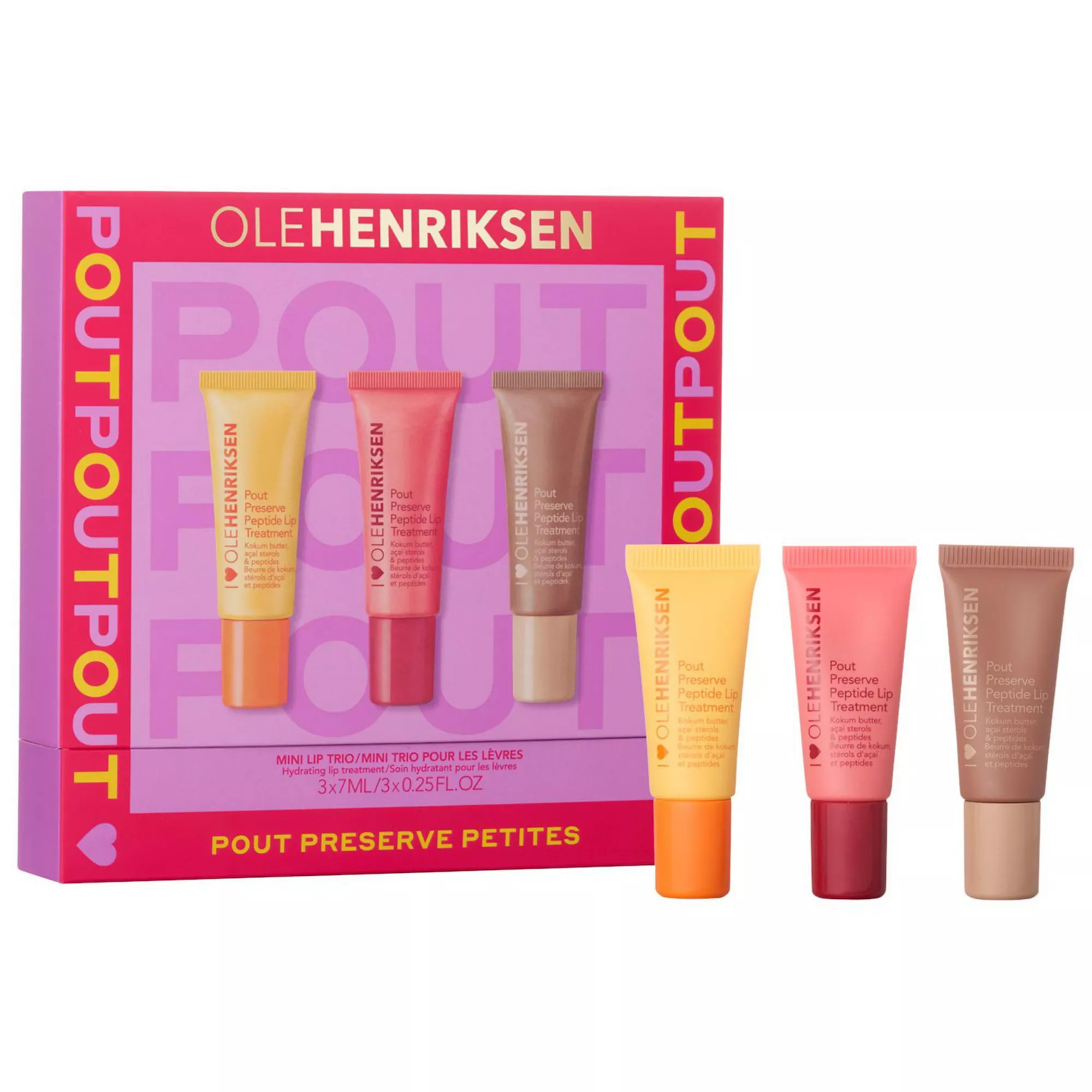 OLEHENRIKSEN Pout Preserve Petites Mini Lip Trio with Peptides | Kohl's