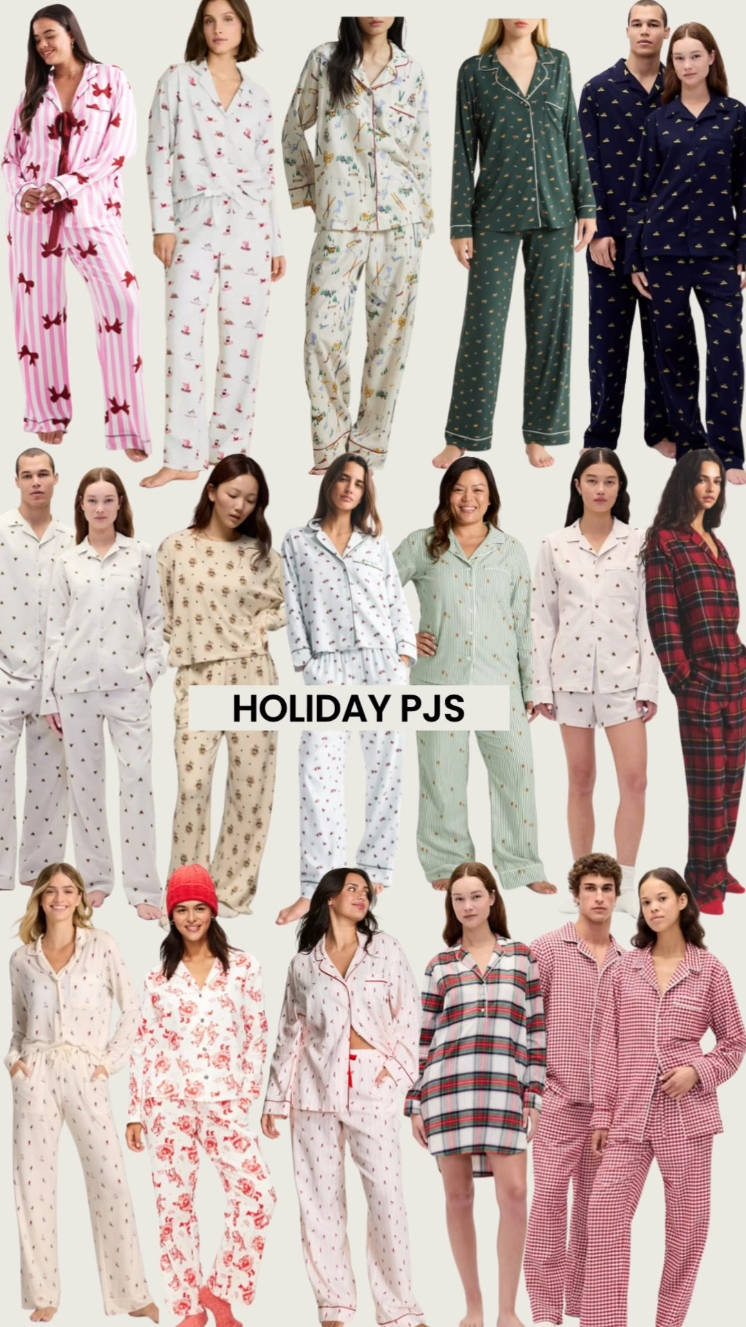 Holiday pajama sets 

#LTKHoliday #LTKMidsize #LTKSeasonal