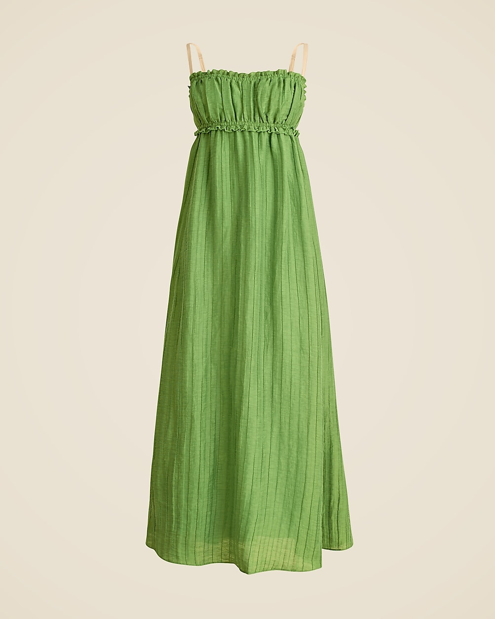 Collection empire-waist dress in linen blend | J. Crew US