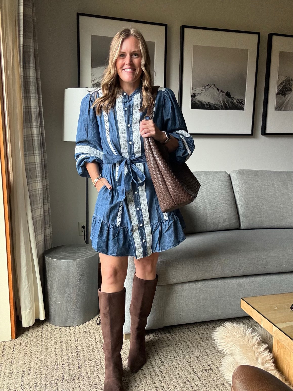 Night one of exploring Vermont 

Denim dress boots fall outfit fall fashion

#LTKootd #LTKgrwm #LTKmomlife