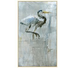 Boat House Heron Watch By Lauren Herrera - Set of 2 | Pottery Barn (US)