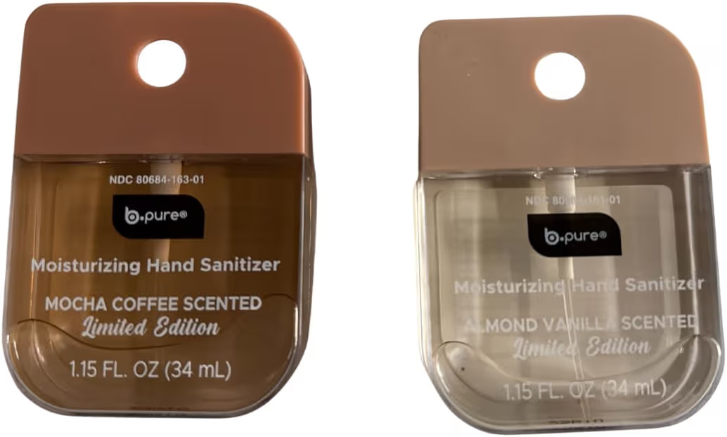 b•pure Moisturizing Hand Sanitizer – Limited Edition Scents – Pocket Size Spray Bottle – ... | Amazon (US)