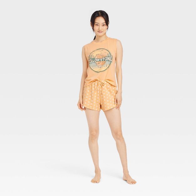 Women's Weekend Soul Tank Top and Shorts Pajama Set | Target
