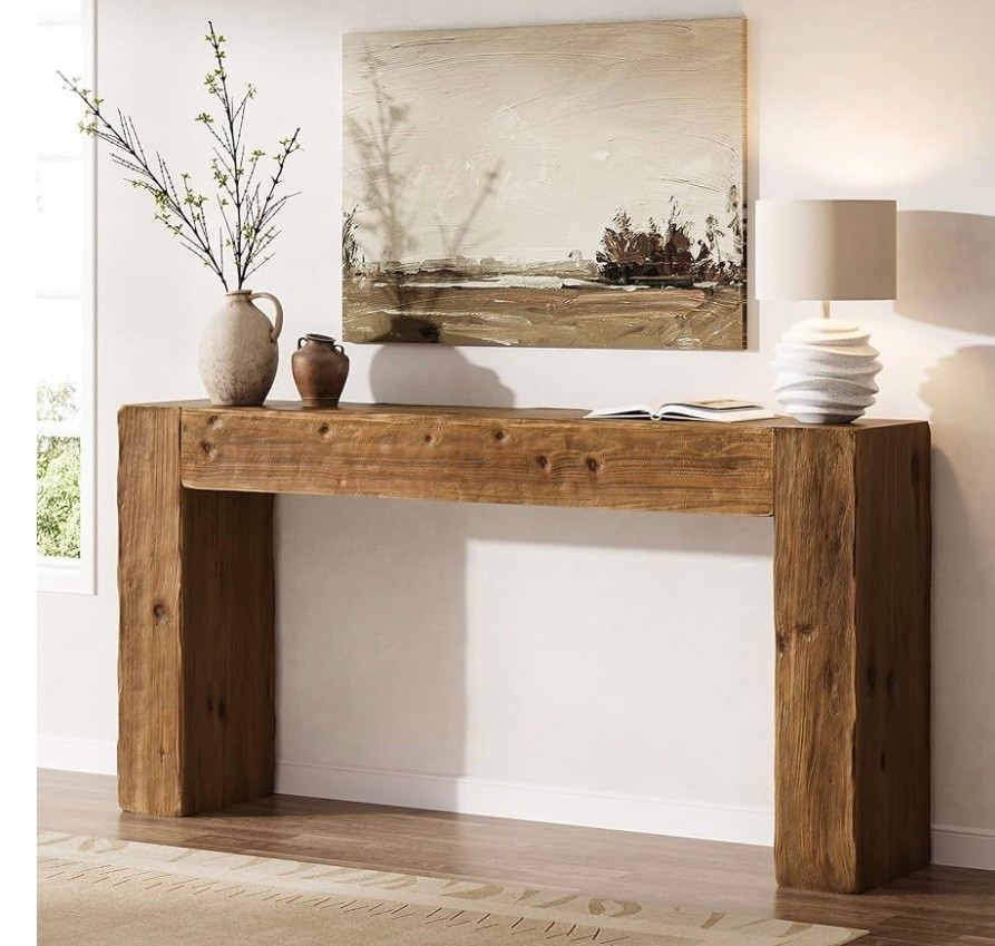 Affordable console table alert!! Rustic wood sideboard  

#LTKHome