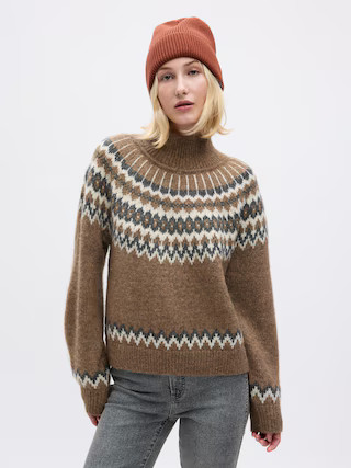 Fair Isle Mockneck Sweater | Gap (US)