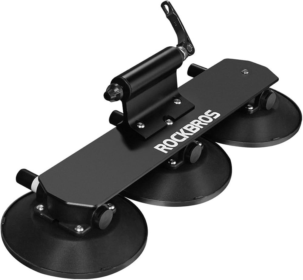 Suction Cup Bike Rack for Car Roof Top, Quick Release Aluminium Alloy Bike Carrier with Sucker fo... | Amazon (US)
