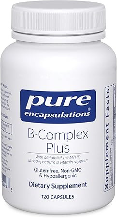 Pure Encapsulations B-Complex Plus - B Vitamins Supplement to Support Neurological Health, Cardio... | Amazon (US)