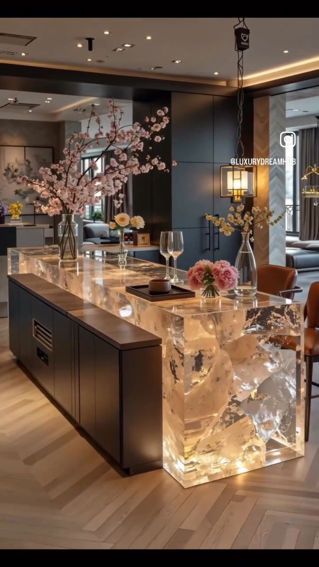 Luxury Open-Concept Kitchen & Living Room
Timeless Open-Concept 
This open-concept kitchen and living room blends elegance and function with layered lighting, warm neutrals, and refined finishes. A perfect example of luxury living that still feels livable.

#LTKHome