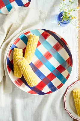 Americana Earthenware Serving Bowl | Anthropologie (US)