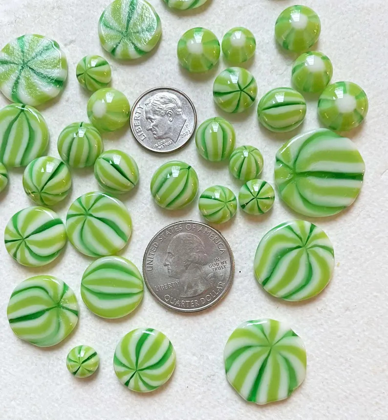 Murrini Drops and Coin Mix-#76- 1.5 Oz. Coe 96, Glass Embellishments - Etsy | Etsy (US)