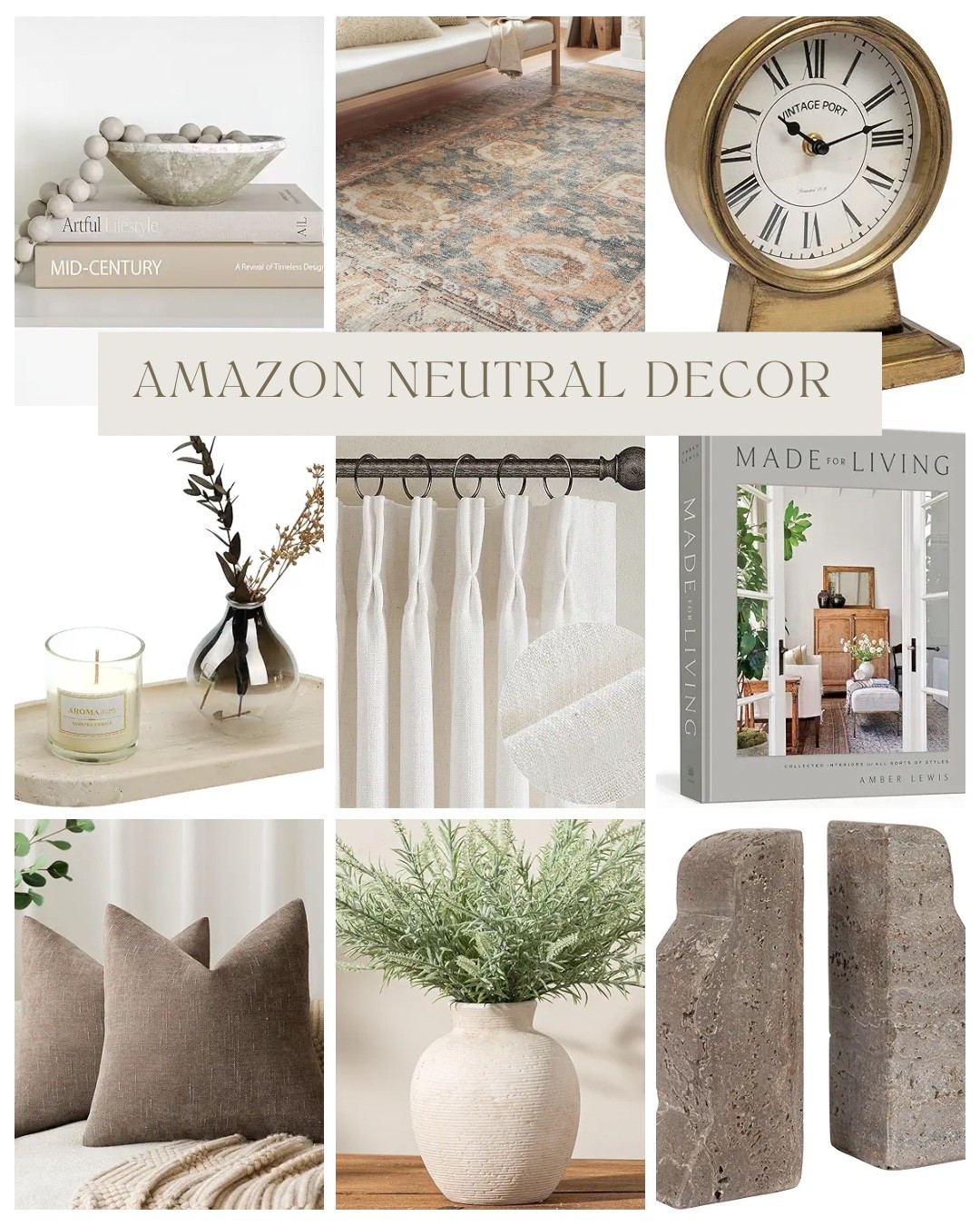 Amazon actually has some beautiful neutral home decor right now. Think warm tones, textured pieces, and simple accents that make a space feel calm and put together. I linked some of my favorites below.

#LTKHome