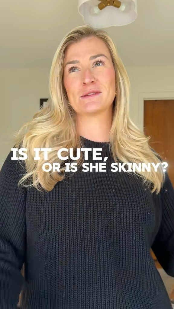Is it cute or is she skinny??? Literally loving this series so much soooo. I have linked everything I can!! The gray sweater is in my showcase on tiktok. 

Midsized Fashion. 

#LTKootd #LTKPlusSize #LTKFindsUnder100