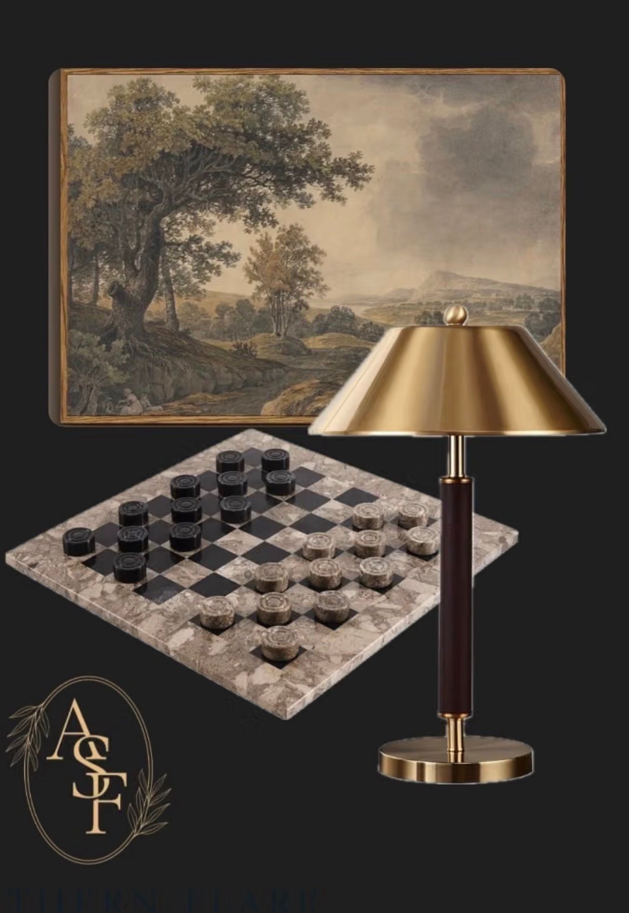 Just found the perfect game to enjoy with family or friends. Marble checkers board is classy and durable. #BoardGameNight/ Home Decor: Amazon Home