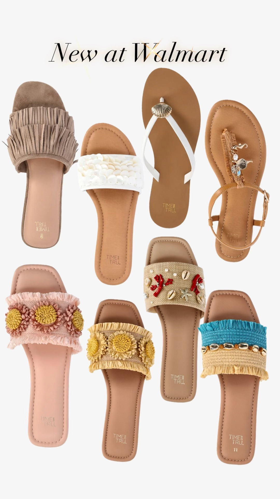 New summer sandals at Walmart!￼


#LTKootd #LTKSeasonal #LTKOver40