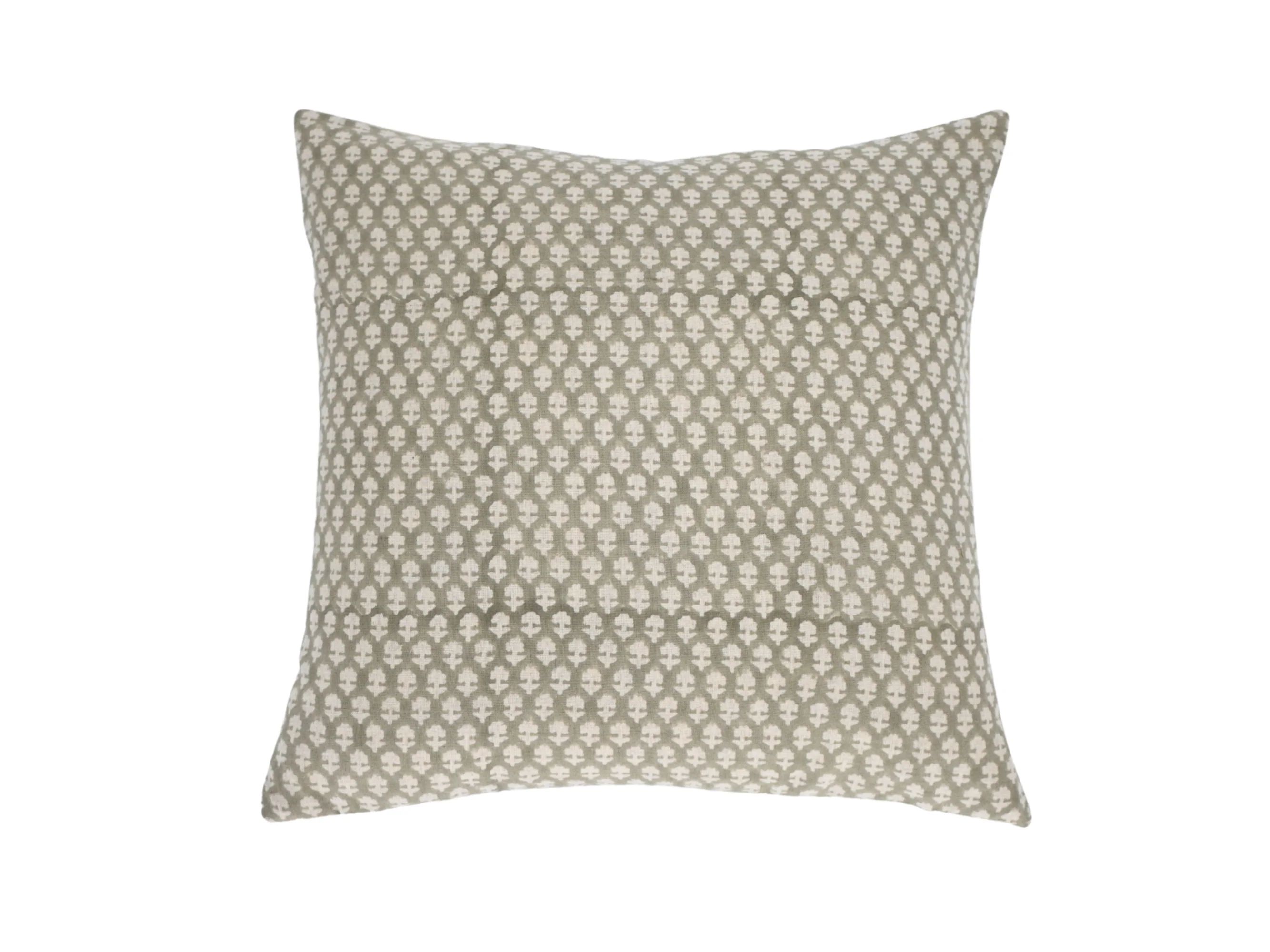 Buy Anna Block Print Pillow Cover Online | Maple Village Lane