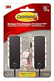 Command Medium Decorative Wall Hooks, Damage Free Hanging Wall Hooks with Adhesive Strips, No Too... | Amazon (US)