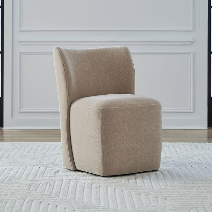 Liberty Furniture Accent Dining Chair with Castors - Rounded Back - Wicker Upholstry | Amazon (US)