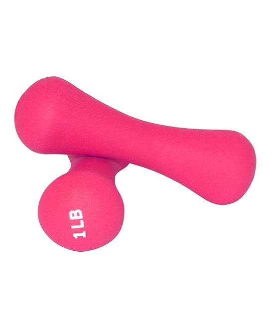 Flash E-Sales Weights - Pink 1-Lb. Dumbbell - Set of Two | Zulily