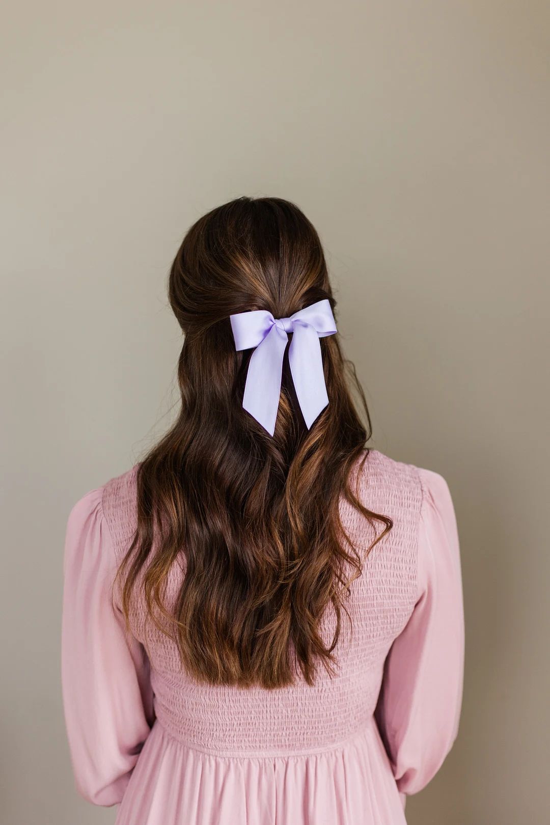 Buy Lavender Matte Satin Hair Bow Barrette, Bow Clip, Easter Gift Preteen Teen Tween Girl Grace &... | Etsy ROW