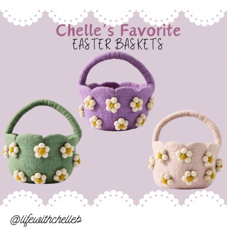Cute felt Easter Baskets! 

#LTKMostLoved #LTKSeasonal #LTKkids