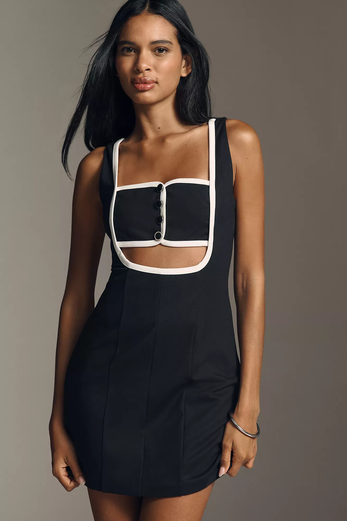 Sunday in Brooklyn Layered Cutout Mini Dress | Anthropologie (US)