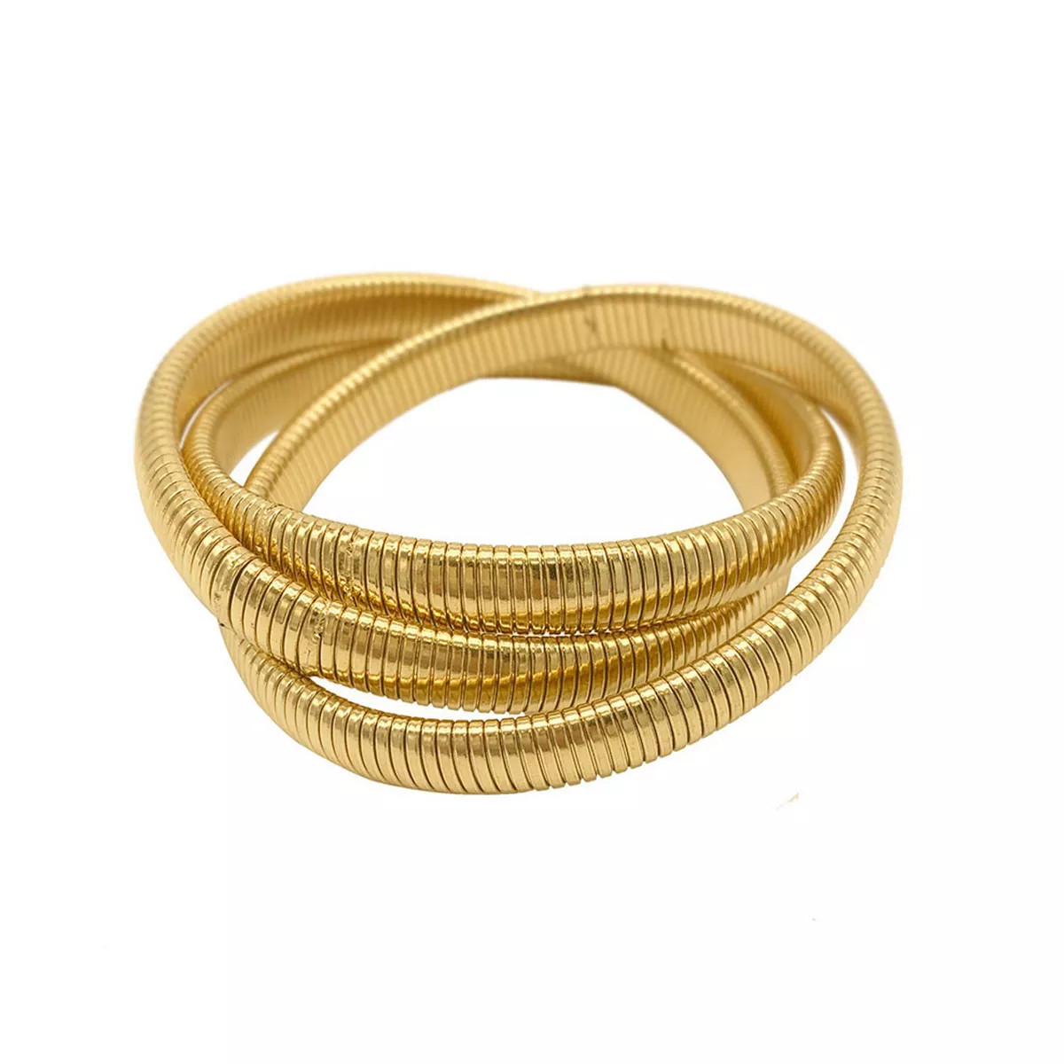Adornia 14k Gold Plated Interlocked Bracelets | Kohl's
