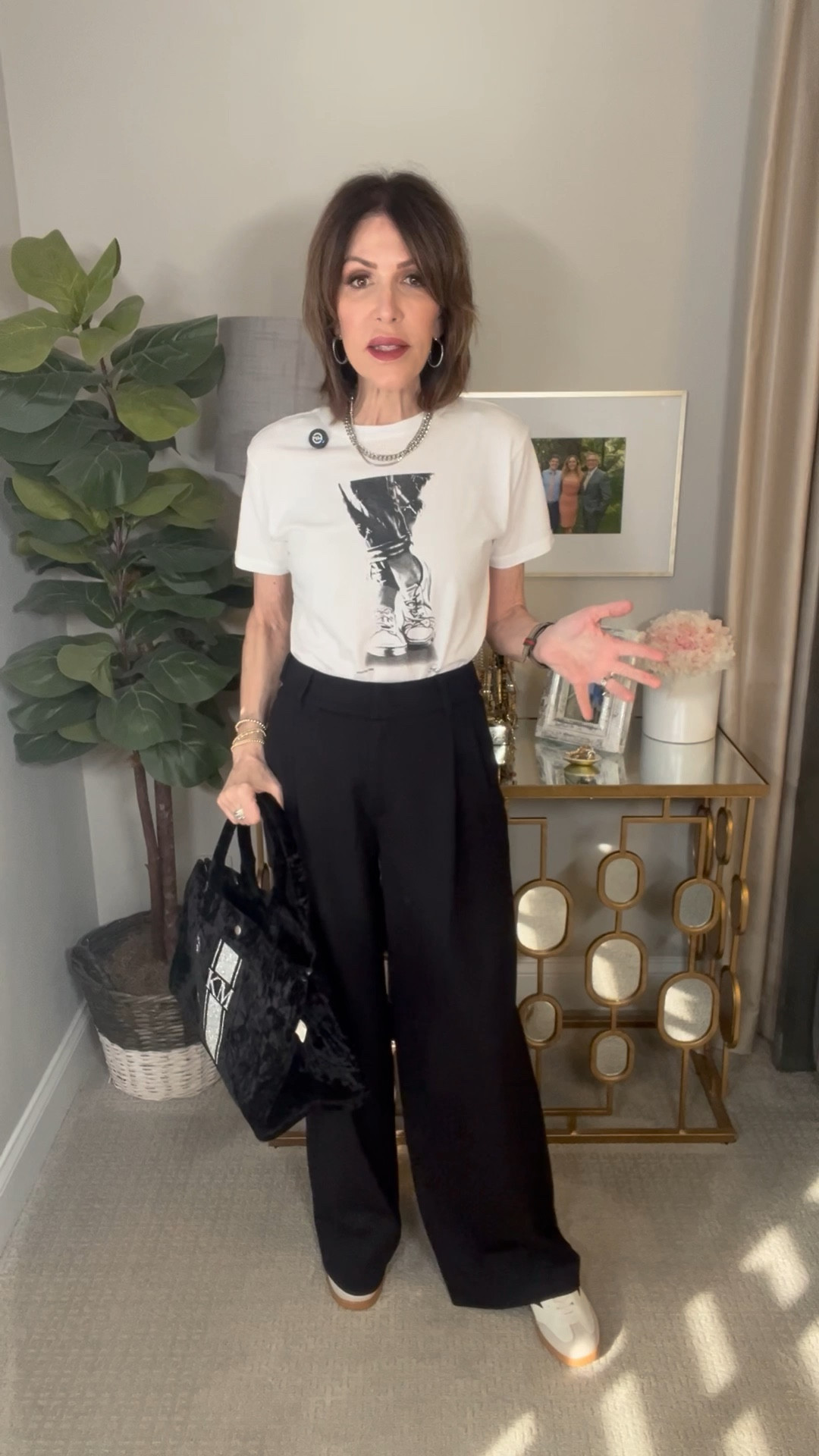 black turtleneck, black jeans, black pants, black handbag, graphic tee, black and white sneakers, over 50 outfits 

#LTKOver40 #LTKSeasonal #LTKootd