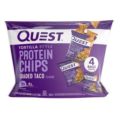 Quest Nutrition Tortilla Style Protein Chips - Loaded Taco | Target