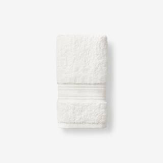 The Company Store Legends Hotel Regal Ivory Egyptian Cotton Single Hand Towel VJ92-HAND-IVORY - T... | The Home Depot