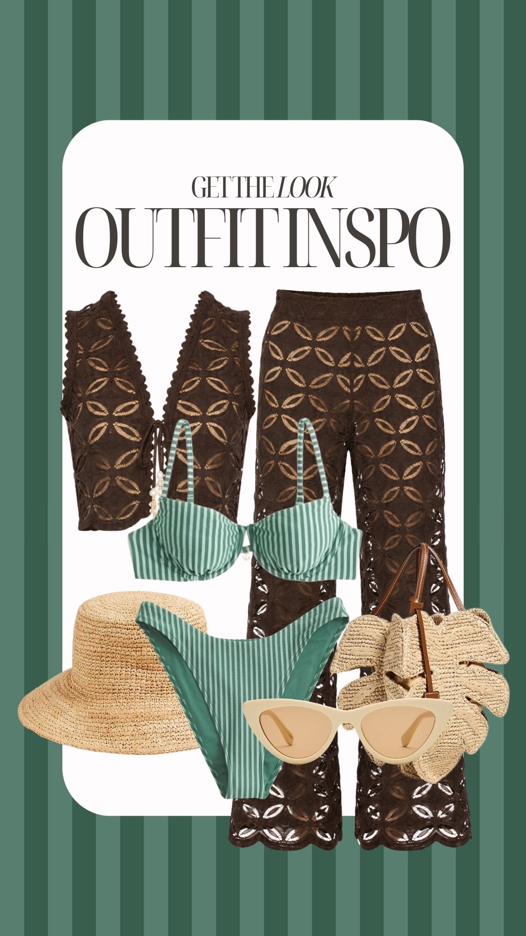 Swim outfit inspo cover up set

#LTKdayinmylife #LTKootd