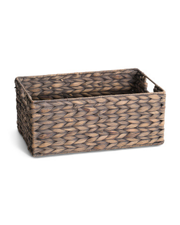 Large Havana Water Hyacinth Storage Basket | TJ Maxx